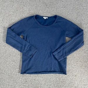 James Perse blue pullover sweatshirt (size 2)